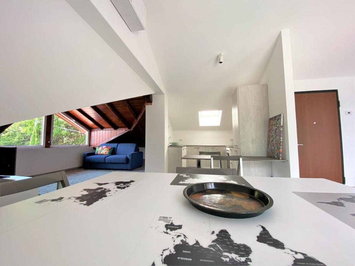 La Rondinella - Loft With Fantastic View On Lake Como Apartment Argegno Bagian luar foto