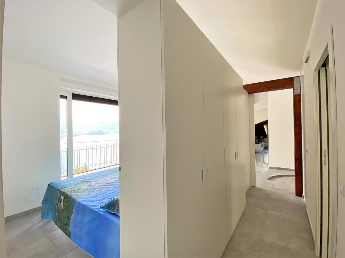 La Rondinella - Loft With Fantastic View On Lake Como Apartment Argegno Bagian luar foto