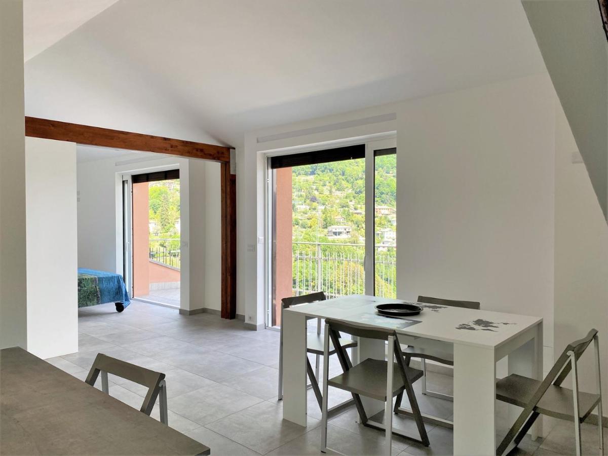 La Rondinella - Loft With Fantastic View On Lake Como Apartment Argegno Bagian luar foto