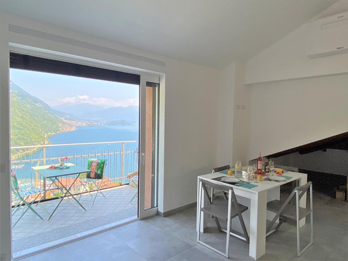 La Rondinella - Loft With Fantastic View On Lake Como Apartment Argegno Bagian luar foto