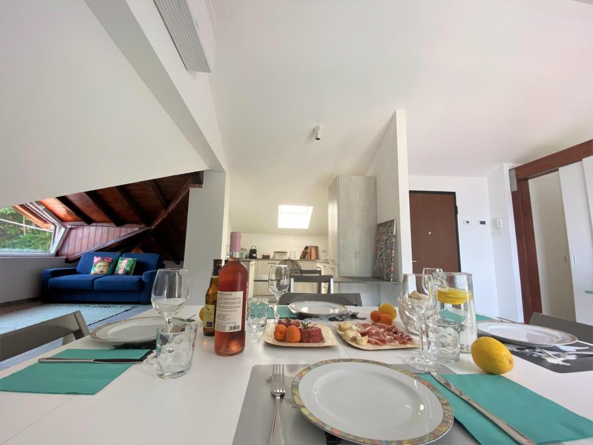 La Rondinella - Loft With Fantastic View On Lake Como Apartment Argegno Bagian luar foto