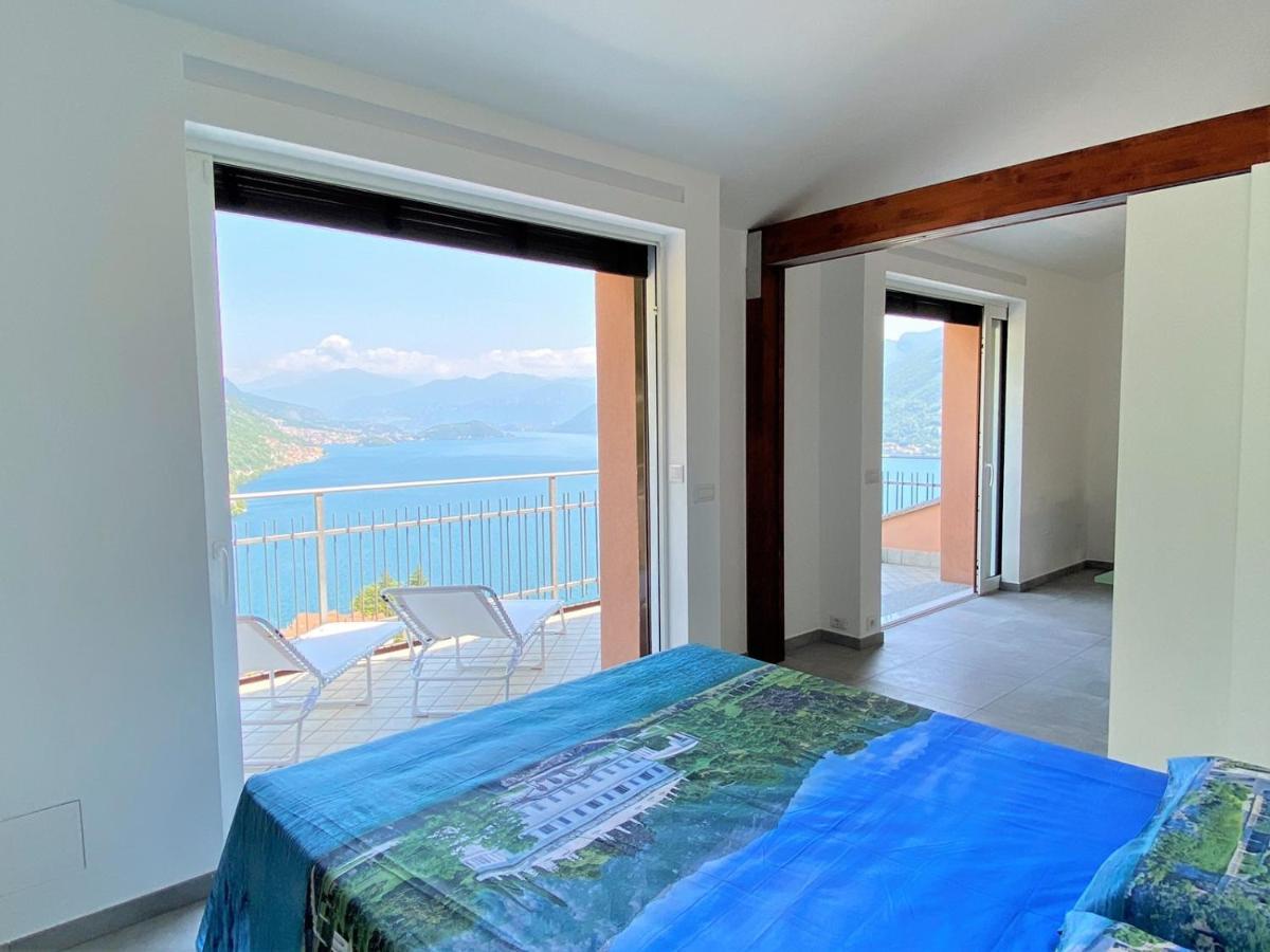 La Rondinella - Loft With Fantastic View On Lake Como Apartment Argegno Bagian luar foto