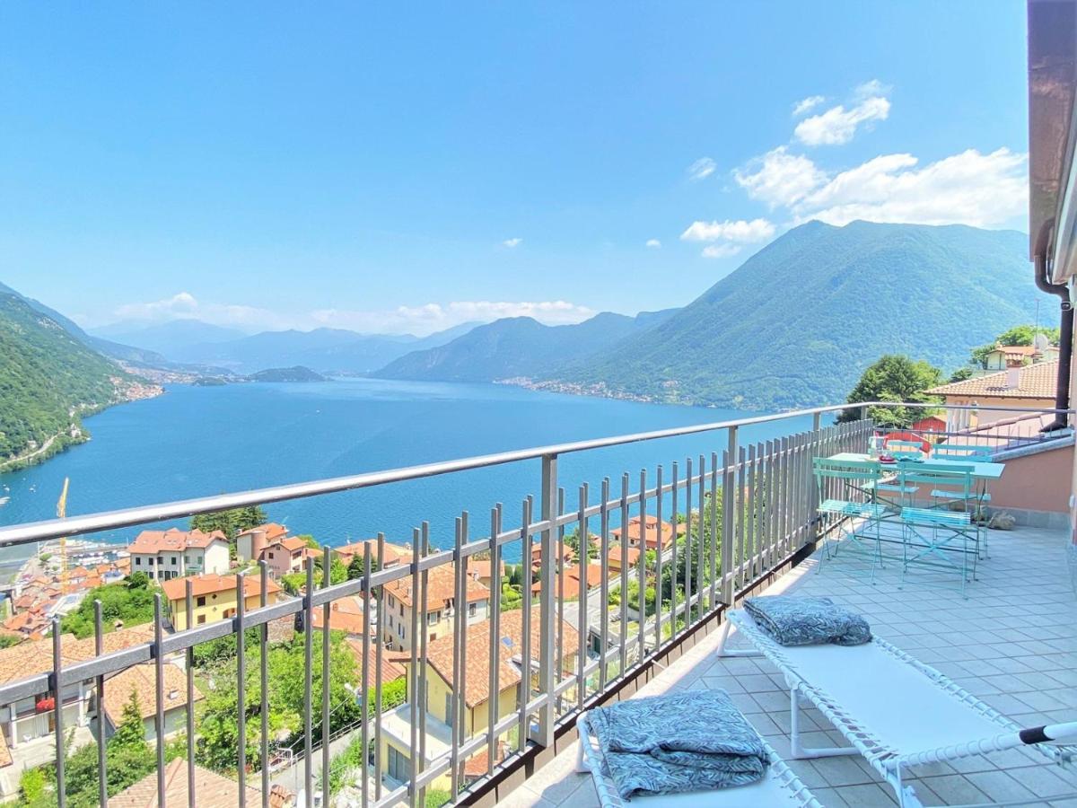 La Rondinella - Loft With Fantastic View On Lake Como Apartment Argegno Bagian luar foto