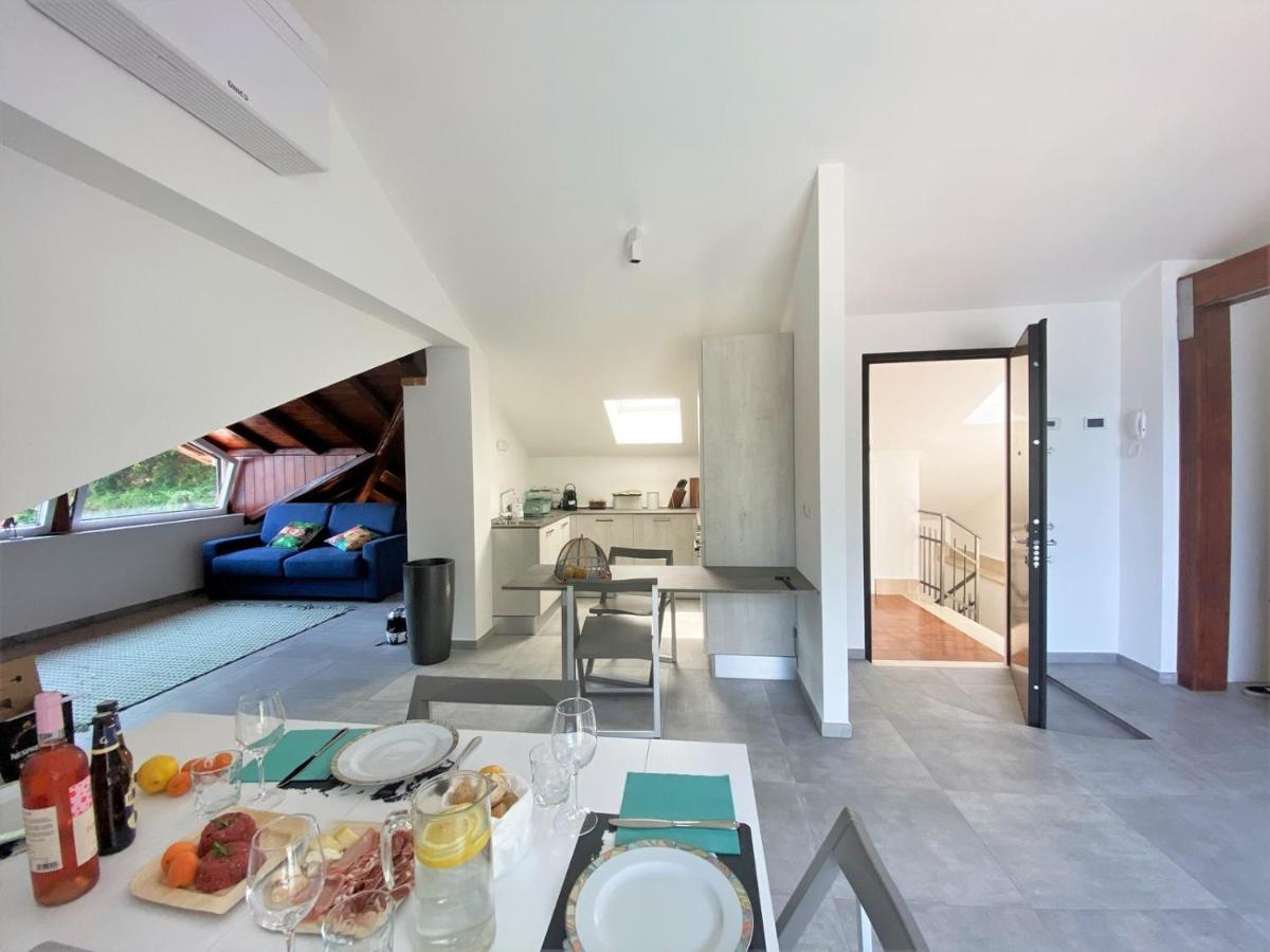 La Rondinella - Loft With Fantastic View On Lake Como Apartment Argegno Bagian luar foto