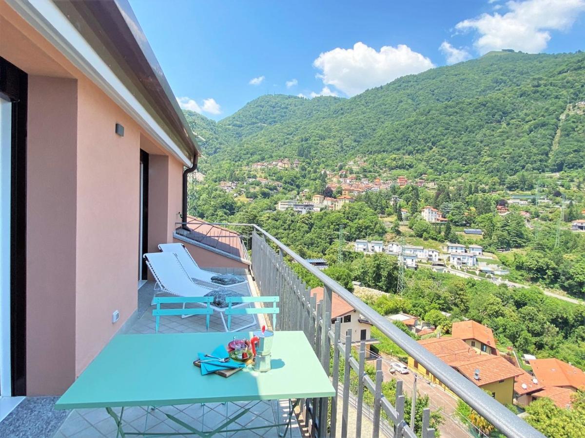 La Rondinella - Loft With Fantastic View On Lake Como Apartment Argegno Bagian luar foto